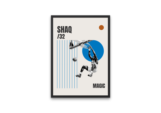 "Shaq" Minimalist Poster