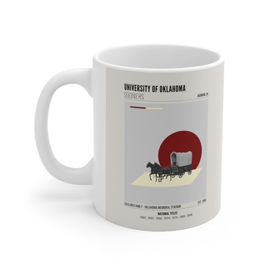 University of Oklahoma Sooners 11 oz. Minimalist Coffee Mug