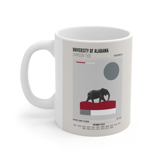 University of Alabama Crimson Tide 11 oz. Minimalist Coffee Mug