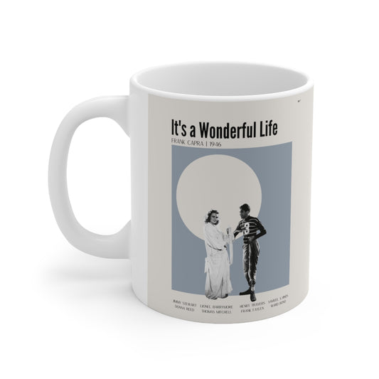 "It's A Wonderful Life" Mid-Century Modern 11oz. Coffee Mug