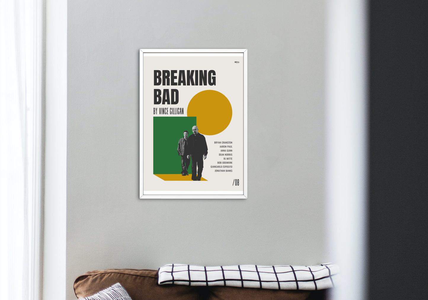 Breaking Bad Mid-Century Modern Television Show Poster