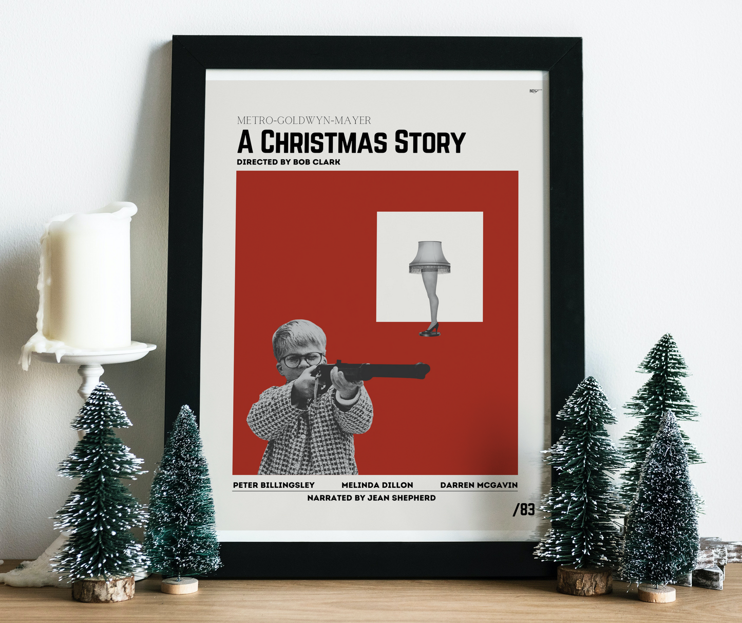 "A Christmas Story" Mid-Century Modern Film Poster