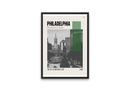 philadelphia, pennsylvania poster