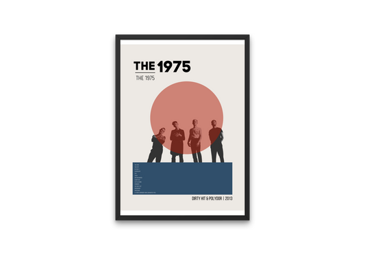 "The 1975" The 1975 Mid-Century Modern Album Poster