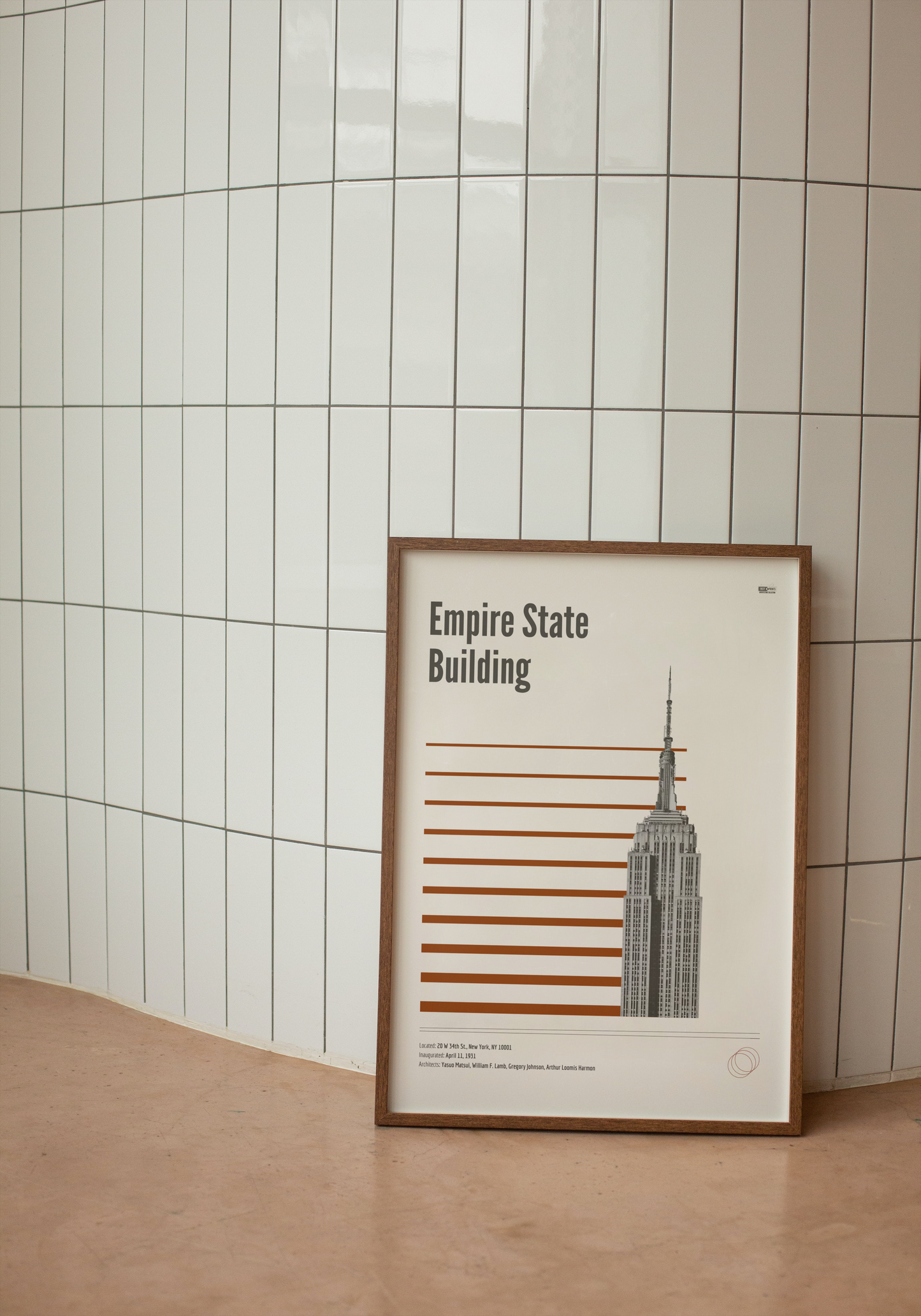 Empire State Building Minimalist Architecture Poster
