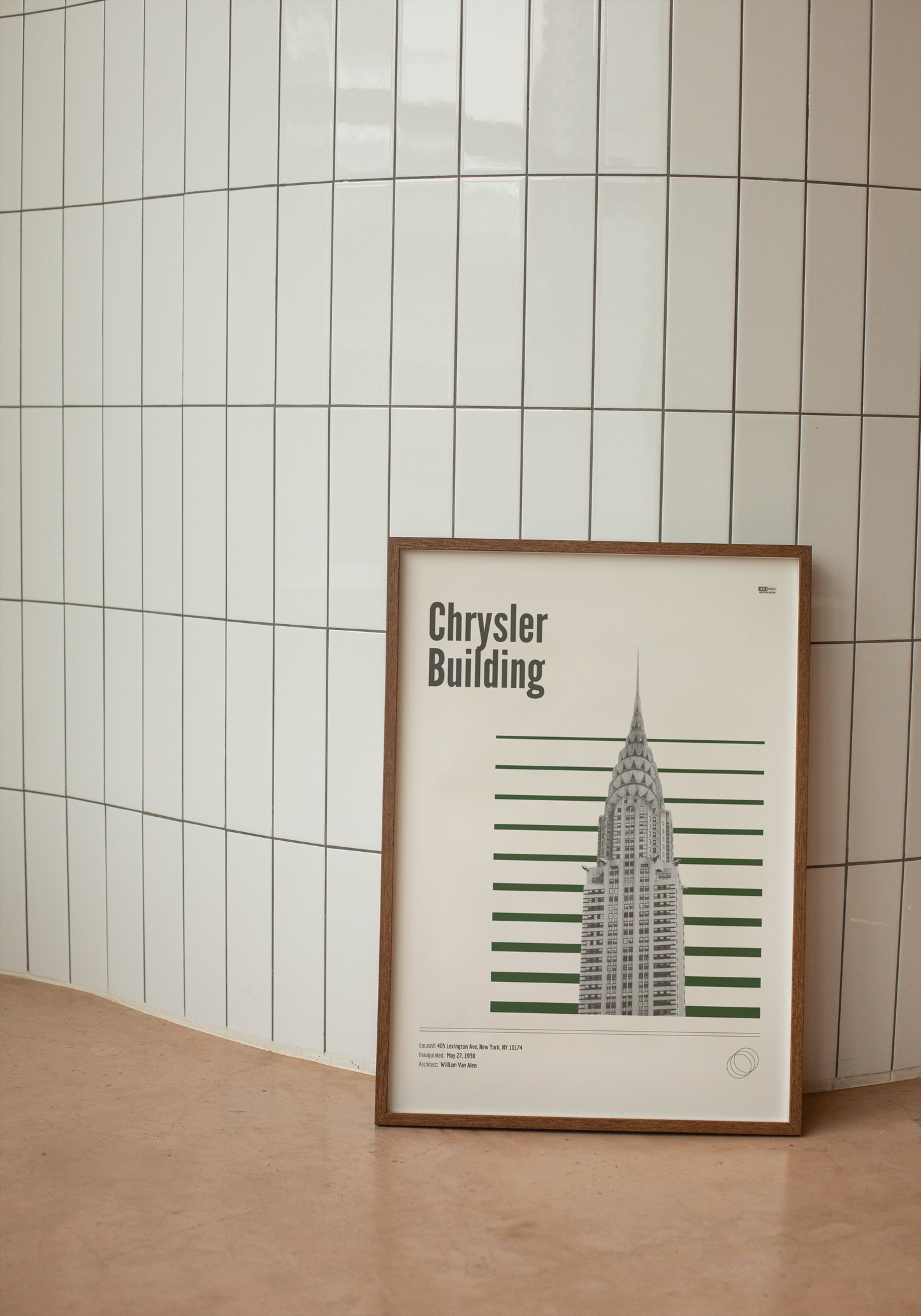 Chrysler Building Minimalist Architecture Poster