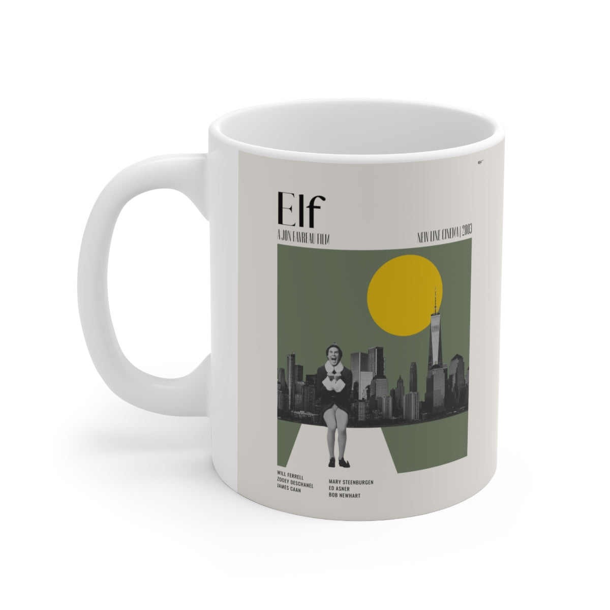 "Elf" Film Mid-Century Modern 11oz. Coffee Mug